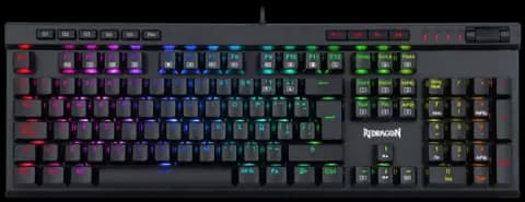 کیبورد سیمی گیمینگ Redragon مدل VATA K580 RGB با سوییچ آبی