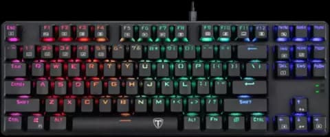 کیبورد سیمی گیمینگ T-Dagger مدل Bora T-TGK315 با سوییچ آبی