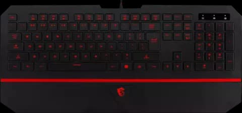 کیبورد سیمی گیمینگ MSI مدل INTERCEPTOR DS4100