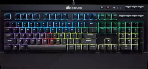 کیبورد سیمی CORSAIR مدل GAMING K68 RGB با سوییچ قرمز