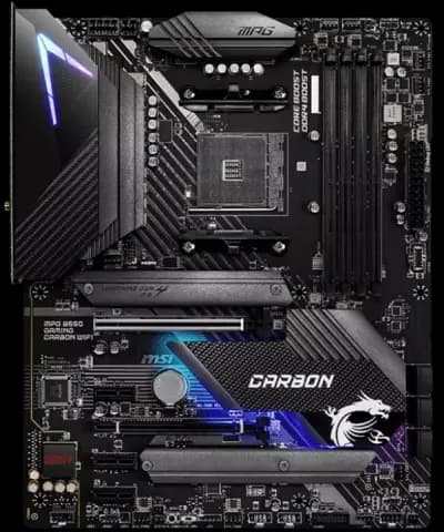 مادربرد MSI مدل MPG B550 GAMING CARBON WIFI