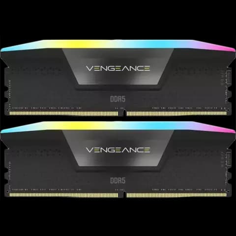 رم دسکتاپ (16GB*2) 32 گیگابایت Corsair مدل VENGEANCE RGB DDR5 6600MHz