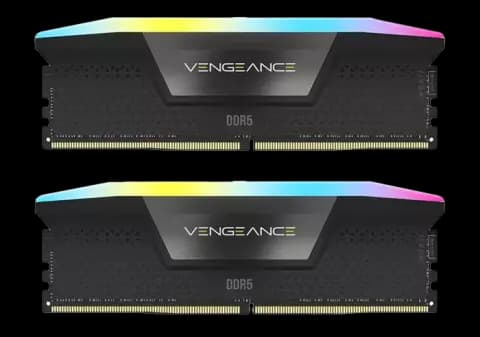 رم دسکتاپ (32GB*2) 64 گیگابایت Corsair مدل VENGEANCE RGB DDR5 6400MHz