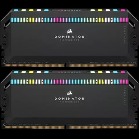 رم دسکتاپ (32GB*2) 64 گیگابایت Corsair مدل DOMINATOR PLATINUM RGB DDR5 6400MHz