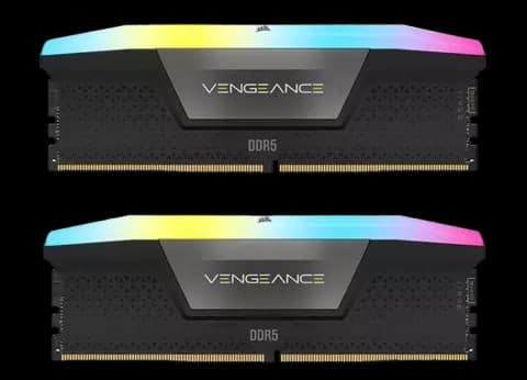رم دسکتاپ (16GB*2) 32 گیگابایت Corsair مدل VENGEANCE RGB DDR5 6200MHz
