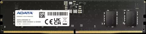 رم دسکتاپ (8GB*1) 8 گیگابایت Adata مدل AD5U48008G-S DDR5 4800MHz