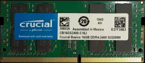 رم لپ تاپ 16 گیگابایت Crucial مدل CB16GS2400