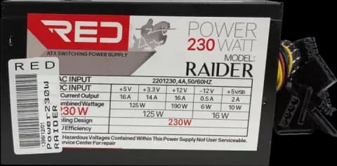 پاور 230 وات RED مدل RAIDER