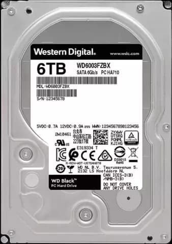 هارد اینترنال 6ترابایت WD مدل BLACK WD6003FZBX