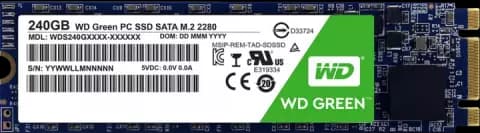 حافظه SSD اینترنال 240گیگابایت WD مدل GREEN WDS240G2G0B