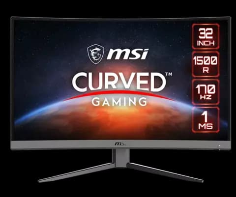 مانیتور گیمینگ منحنی 31.5 اینچ MSI مدل G32C4 E2