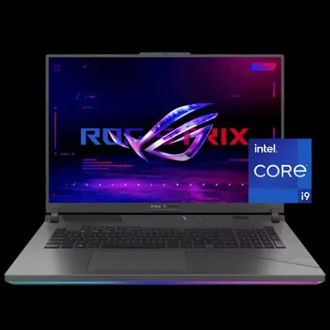 لپ تاپ گیمینگ 18 اینچ Asus مدل ROG Strix G18 G814JIR-N6076 (Core i9-14900HX-32GB-1TB SSD-RTX4070-2.5K-Backlit)
