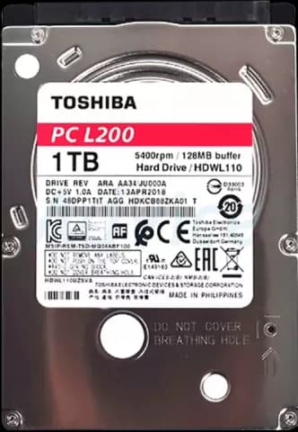 هارد لپ تاپ 1 ترابایت TOSHIBA مدل L200 HDWL110
